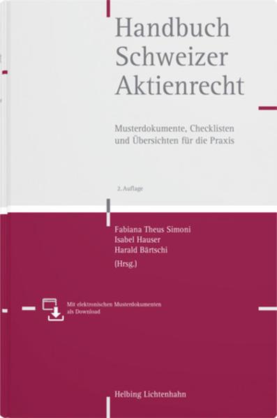 Immagine prodotto Handbuch Schweizer Aktienrecht (Tedesco, Fabiana Theus Simoni, Isabel Hauser, Harald Bärtschi, 2022)