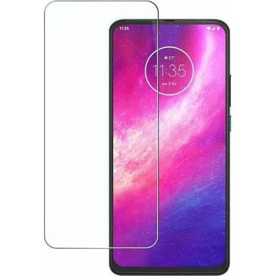 MU Budget Schutzglas Displayschutz (1 Stück, Motorola One Hyper), Smartphone Schutzfolie, Transparent
