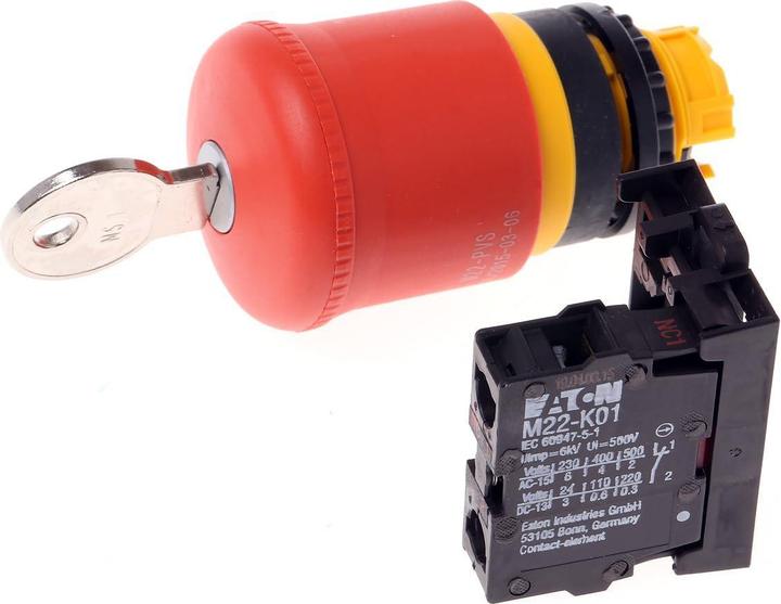 Image du produit Eaton Bouton-poussoir à clé d'arrêt d'urgence