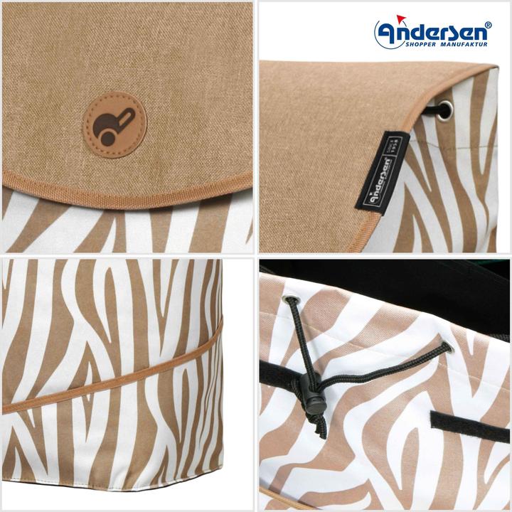 Actual product image Andersen Tyra zebra