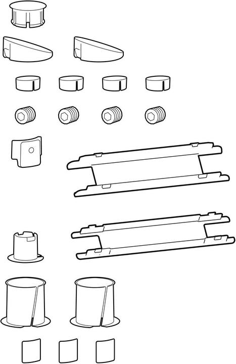 Actual product image Ergotron ACCESSORY SPARE PARTS KIT LX PRO DESK SKUS darkgrey (Table)