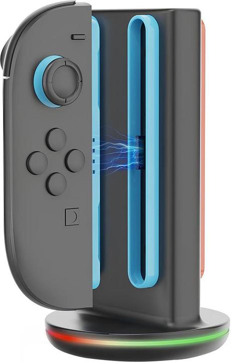 Actual product image iLike iPega SW2051 Charging dock for Nintendo Switch 2 Joy-con with RGB, black (Switch)