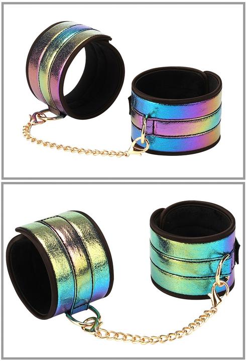 Actual product image Liebe Seele Bondage Set 8-piece Vivid Rainbow