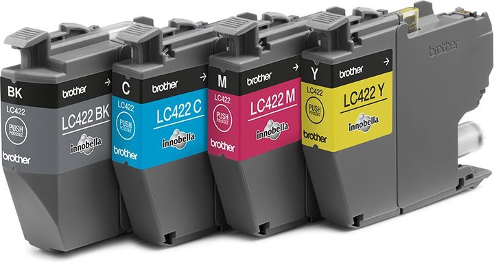 Actual product image Brother and Ink Cartridges Multipack Each cartridge prints up to (M, FC, C, Y)