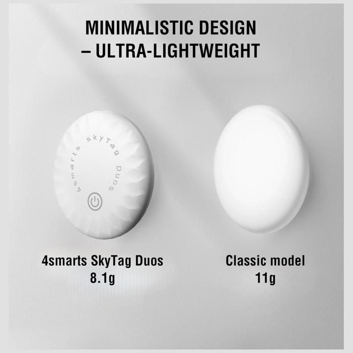 Produktbild 4smarts Standort-Finder SkyTag Duo 4er Set white (Android, iOS)