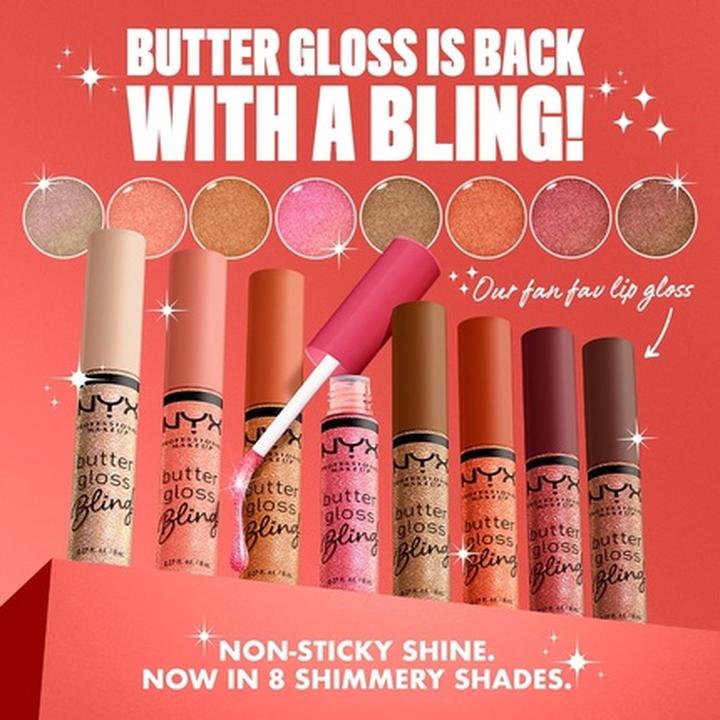 Image du produit NYX Professional Make-Up Butter Gloss Bling (03 Pricey)