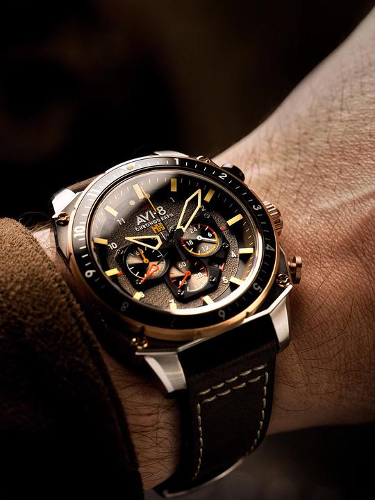 Immagine prodotto AVI-8 AV-4100-05 Hawker Hunter a doppio tempo (Cronografo)