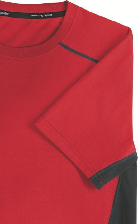 Actual product image Uvex T-shirt suXXeed industry red L (L)