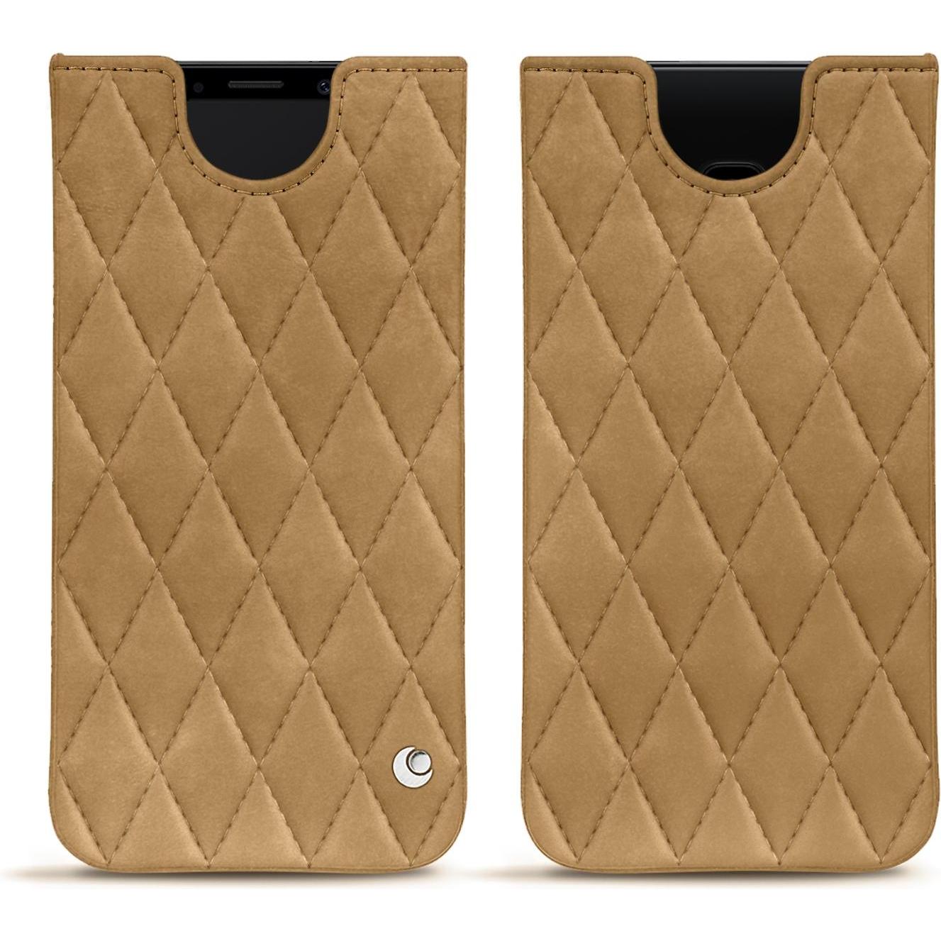 Thumbnail - Noreve Lederschutzhülle (Samsung Galaxy S9), Smartphone Hülle, Braun
