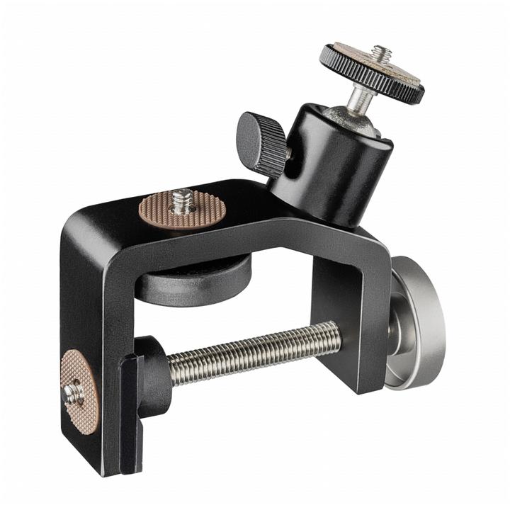 Actual product image Walimex pro per KX-25 tripod clamp with ball head (Stand clamp)