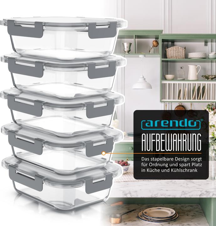 Actual product image Arendo Food storage tin (1.04 l)