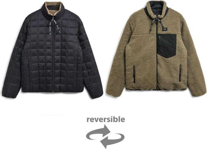 Taion reverible daunenjacke boa mountain (S)