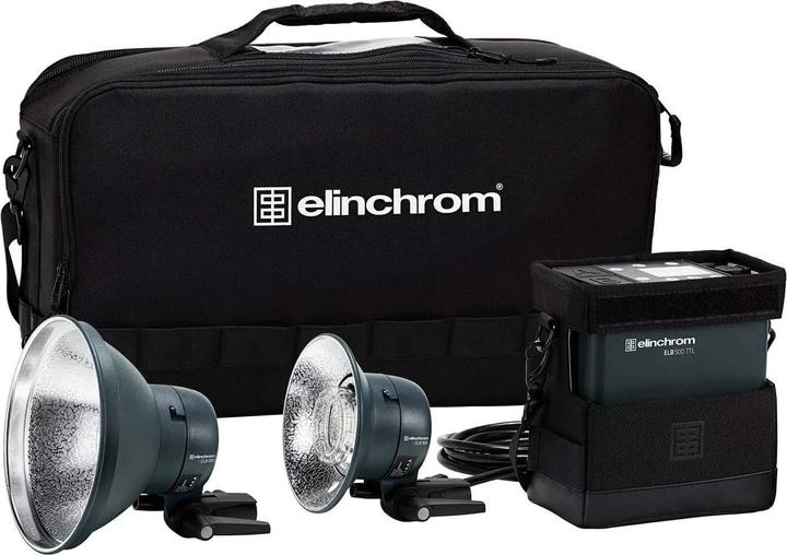 Productafbeelding Elinchrom ELB 500 TTL Dual To Go (500 W, Stel)