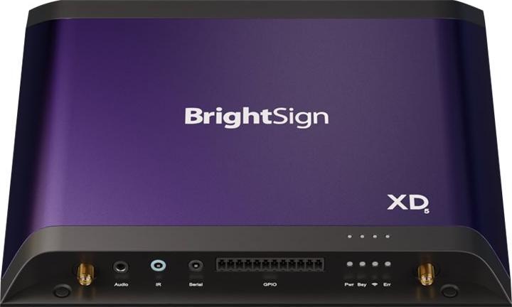 Immagine prodotto BrightSign XD1035 Lettore multimediale Digital Signage (4K, uscita HDMI, Ethernet, MicroSD, WiFi, Enterprise+