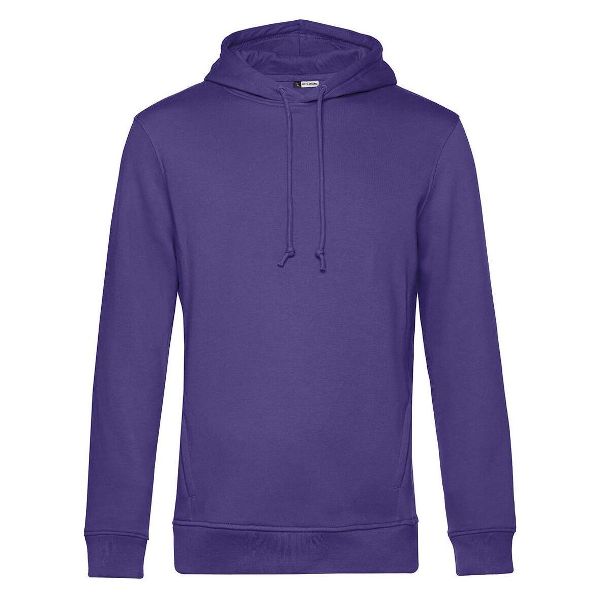B&C, Herren, Pullover, Organic, Violett, (M)
