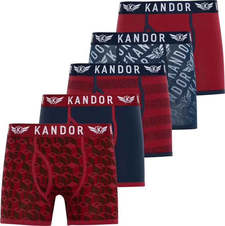 Immagine prodotto Kandor Lingo Boxer Uomo Misura Confezione 5 (XXL, Confezione da 5 pezzi)