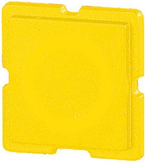 Actual product image Eaton Button plate, 25 x 25 mm, yellow 91471
