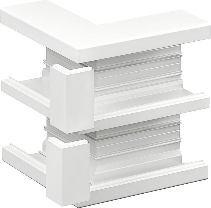Produktbild Schneider Electric SE 5514113 INKA 217-2/72 AuÃenecke m Frontabdeck ALU weiÃ RAL9016 (20 cm)