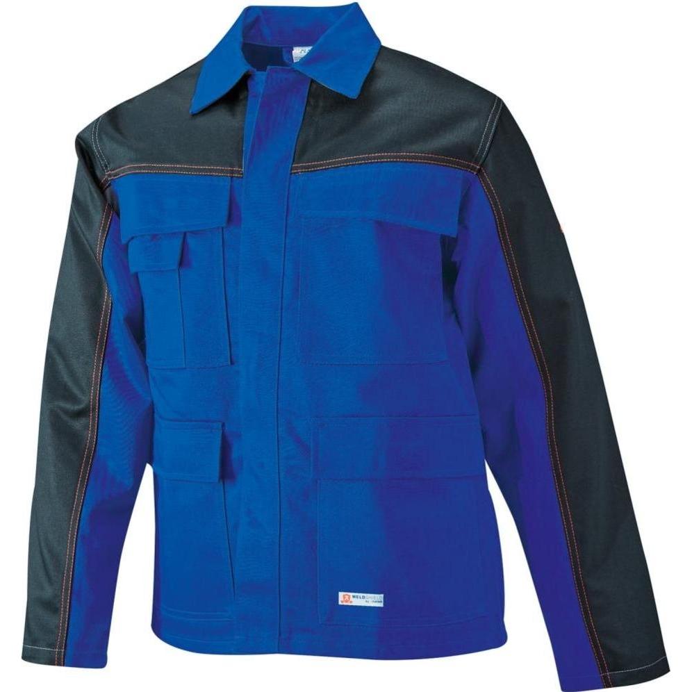 Planam, Giacca da lavoro, Giacca Weld Shield blu fiordaliso/nero 50 (50)