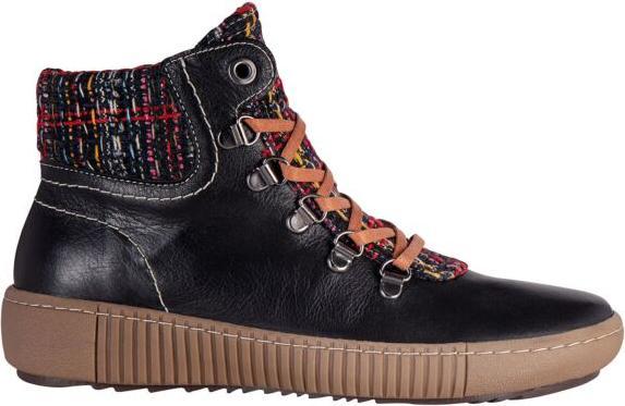 Gemini Schnürstiefelette, Anilinleder, 6 Farben schwarz (37)