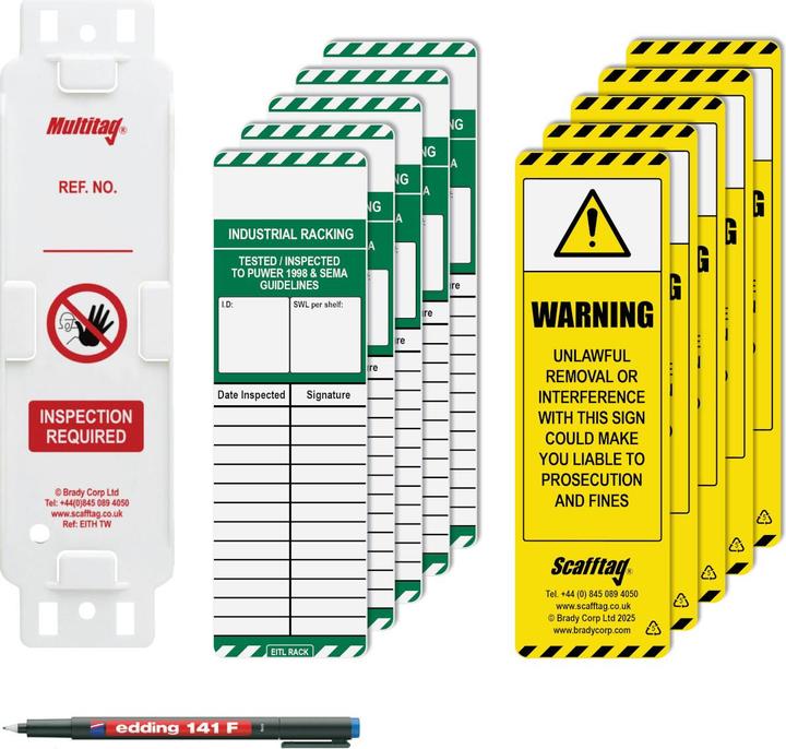 Actual product image ScaffTag Sets for shelf inspections (small)