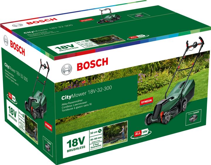 Produktbild Bosch Home & Garden CityMower 18V-32-300 (Akkubetrieb)
