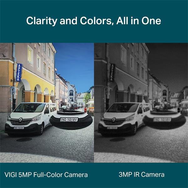 Produktbild TP-Link Kamera sieciowa VIGI C350(4mm) 5MP Full-Color typu Bullet (2880 x 1620 Pixels)