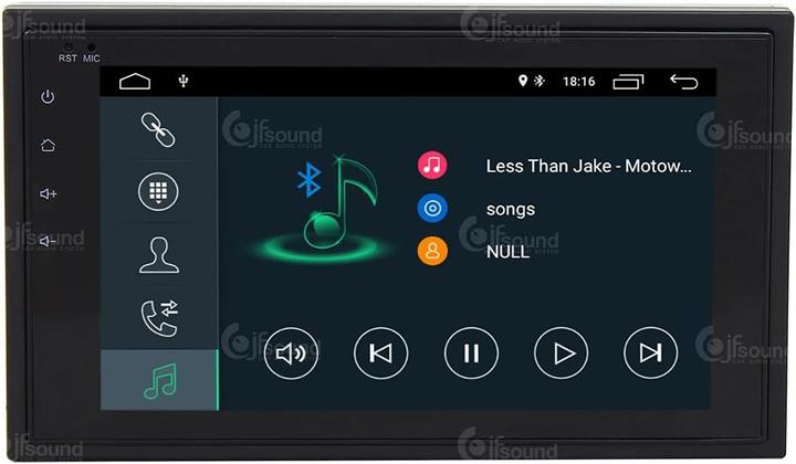 Productafbeelding JFSound Universelles Autoradio mit Android, GPS, Bluetooth, WiFi, DAB+, USB, HD-Touchscreen und Navigation