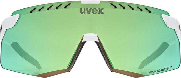 Uvex Sports pace stage small CV (white matt (green), colorvision mirror green (S2))