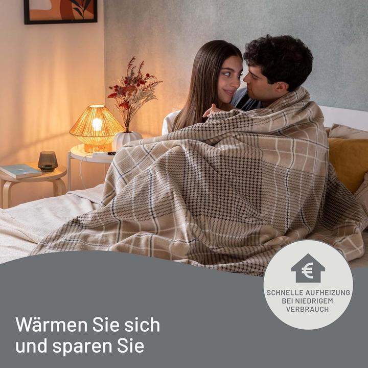 Produktbild Imetec Adapto Élégance Beheiztes Plaid 180x140 cm (180 x 140 cm)