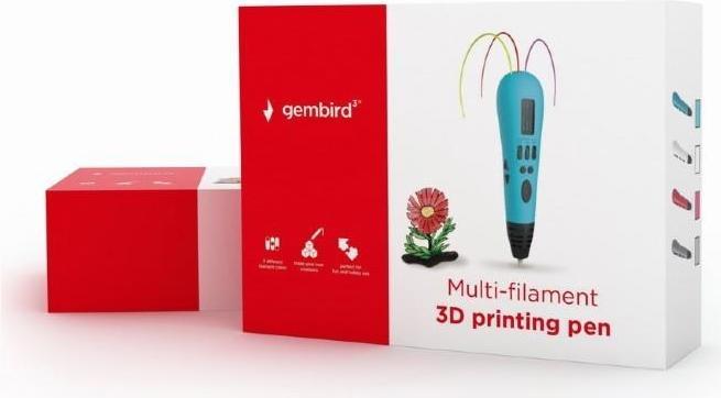 Immagine prodotto Gembird 3DP-PEND3C-01 Penna per stampa 3D multifilamento, filamento ABS/PLA, blu