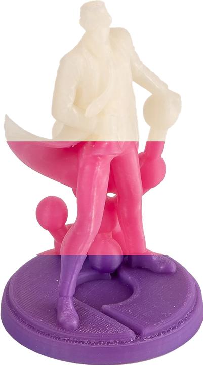 Produktbild Polymaker PolyLite PLA (1.75, 1 kg) (1.75 mm, 1000 g, Transparent, Violett, Rosa)
