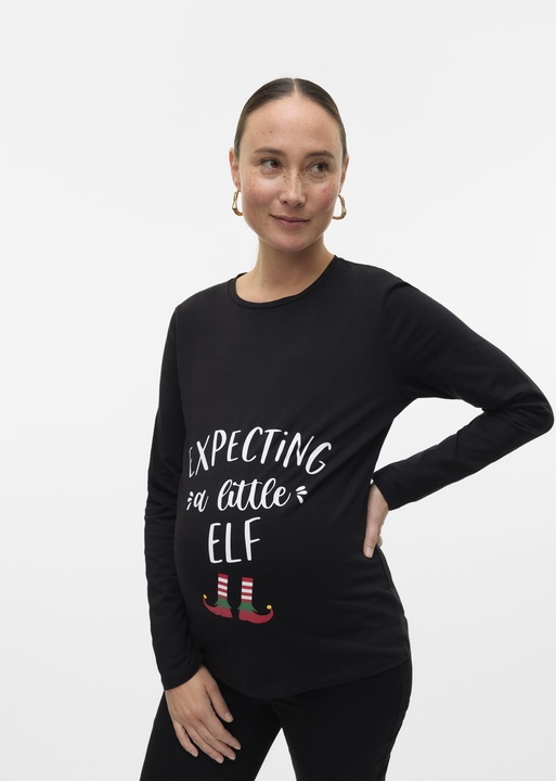 Produktbild Mamalicious Normal geschnitten Rundhals Top Bluse (XL)