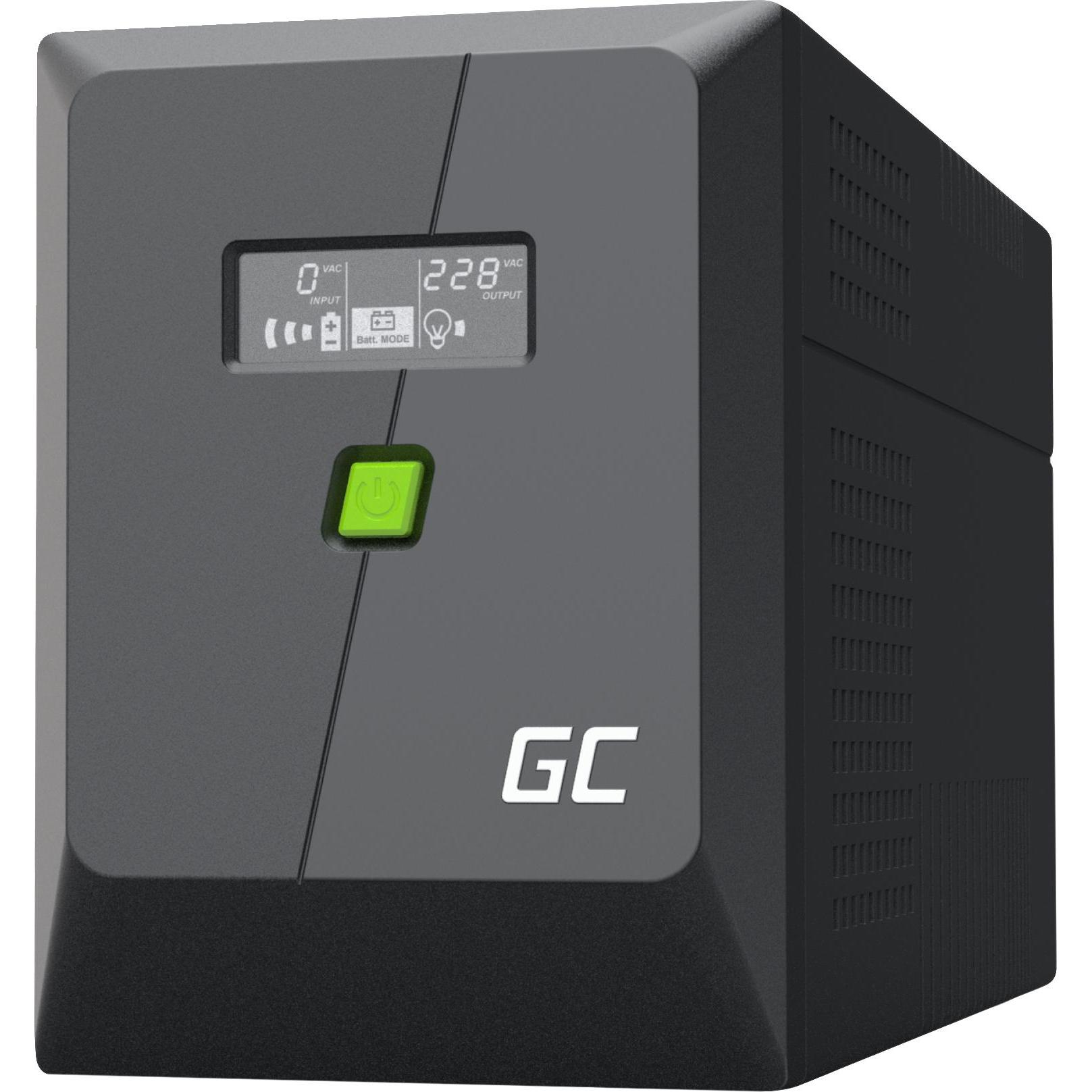 GreenCell Green Cell Ups Powerproof 900w/1500va Modyfikowana Sinusoida (1500 VA, 900 W, Line-Interaktiv USV) (UPSLM900)