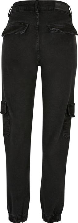 Actual product image Urban Classics Ladies Organic Stretch Denim Cargo Pants - 16966 (27)
