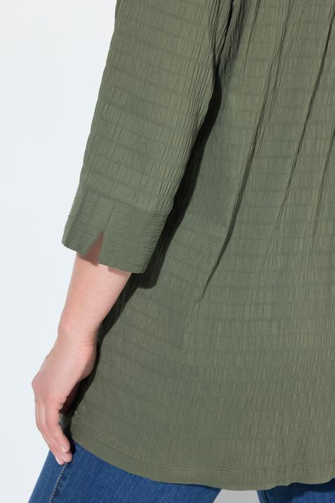 Actual product image Ulla Popken Bubble Texture Blouse (60)