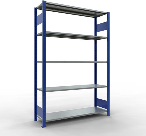 Immagine prodotto Schulte Lagertechnik Sistema di scaffalature di base senza viti MULTIplus150 con ripiani di lunghezza