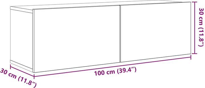 Produktbild vidaXL TV-Schränk (100 x 30 x 30 cm)