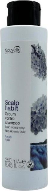 Actual product image Nouvelle Scalp Habit Sebum Control Shampoo 250 ml (250 ml, Liquid shampoo)