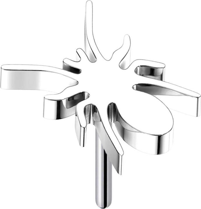 Immagine prodotto Star Piercing Ragno Threadless argento (senza ottone, Titanio)