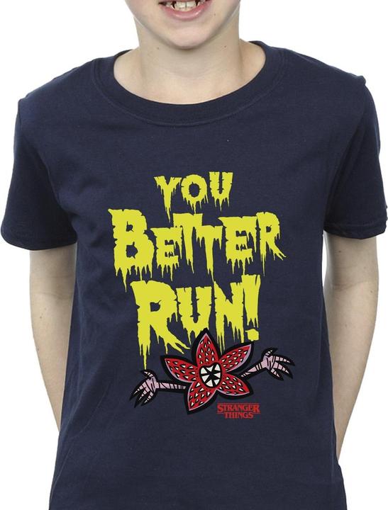 Image du produit Netflix - T-shirt STRANGER THINGS YOU BETTER RUN - Garçon (128)