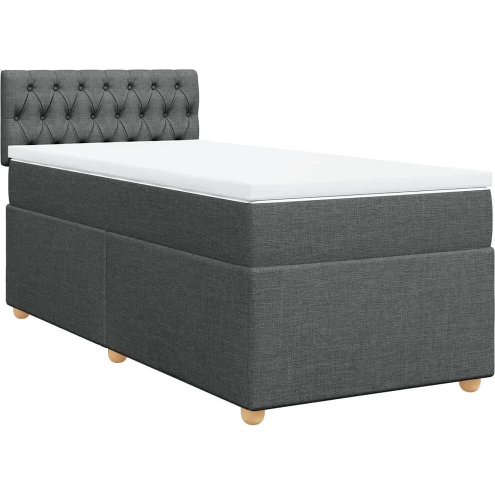 Thumbnail - VidaXL, Bett, Boxspringbett mit Matratze Stoff (90 x 190 cm)