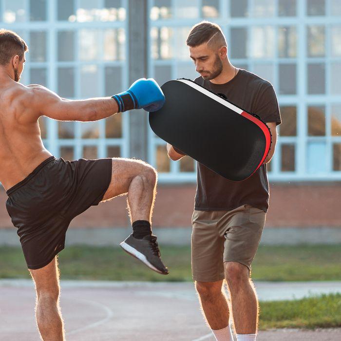Actual product image Swisshandel24 Kickboxing kick pads for Muay Thai boxing pads Trainer pads Punch pads for coaching, tr (38 cm, 0.40 kg)
