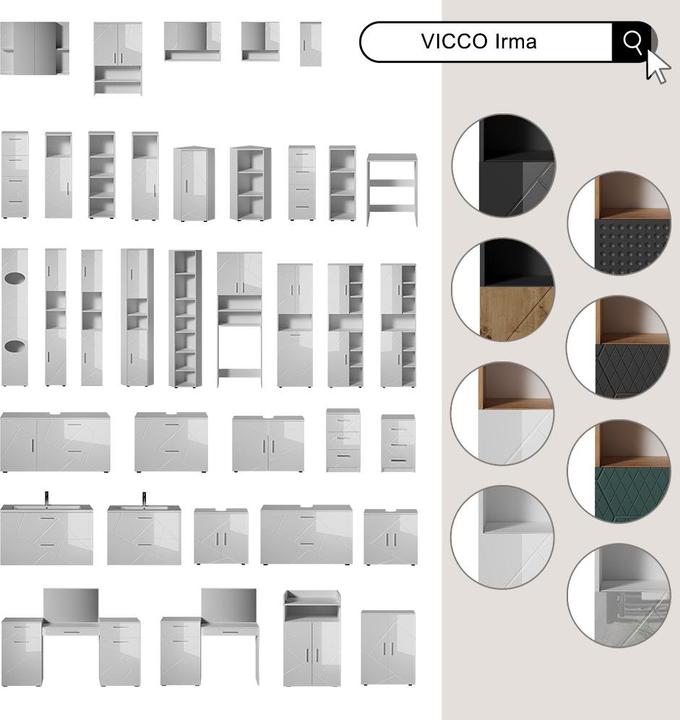 Produktbild Vicco Irma mit 2 Schubladen
