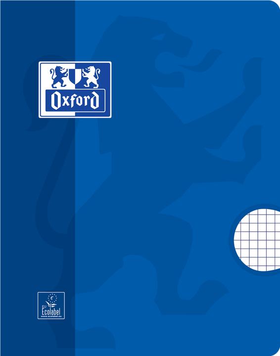 Image du produit Oxford Cahier d'école (A5, Quadrillé, Couverture rigide)