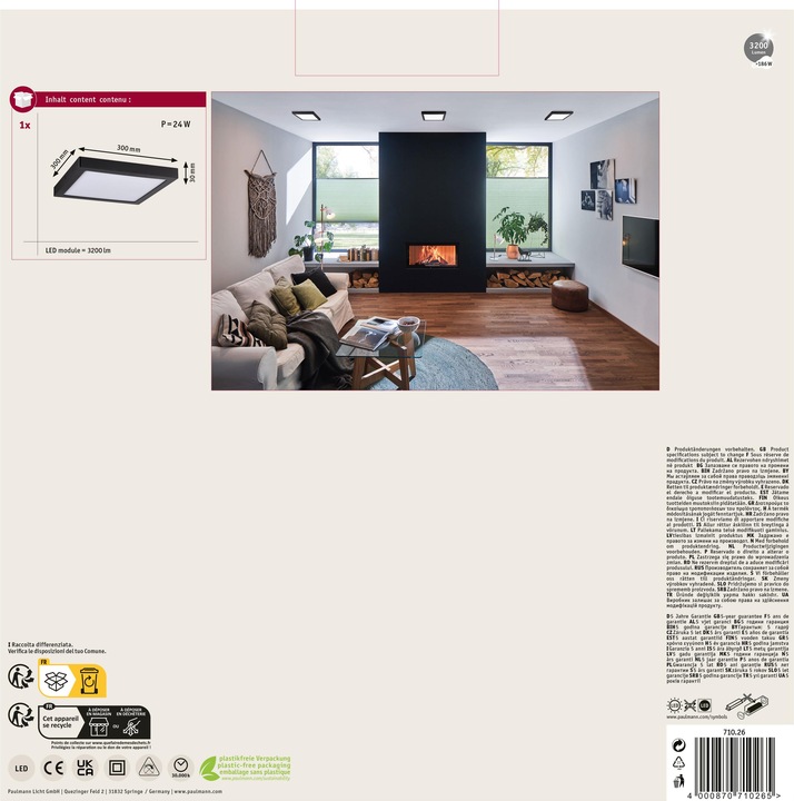 Actual product image Paulmann Abia (2000 lm)