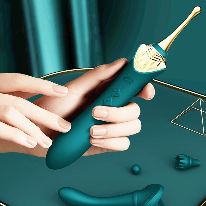 Productafbeelding Zalo Bess 2 Clitoris Massager Turquoise Groen
