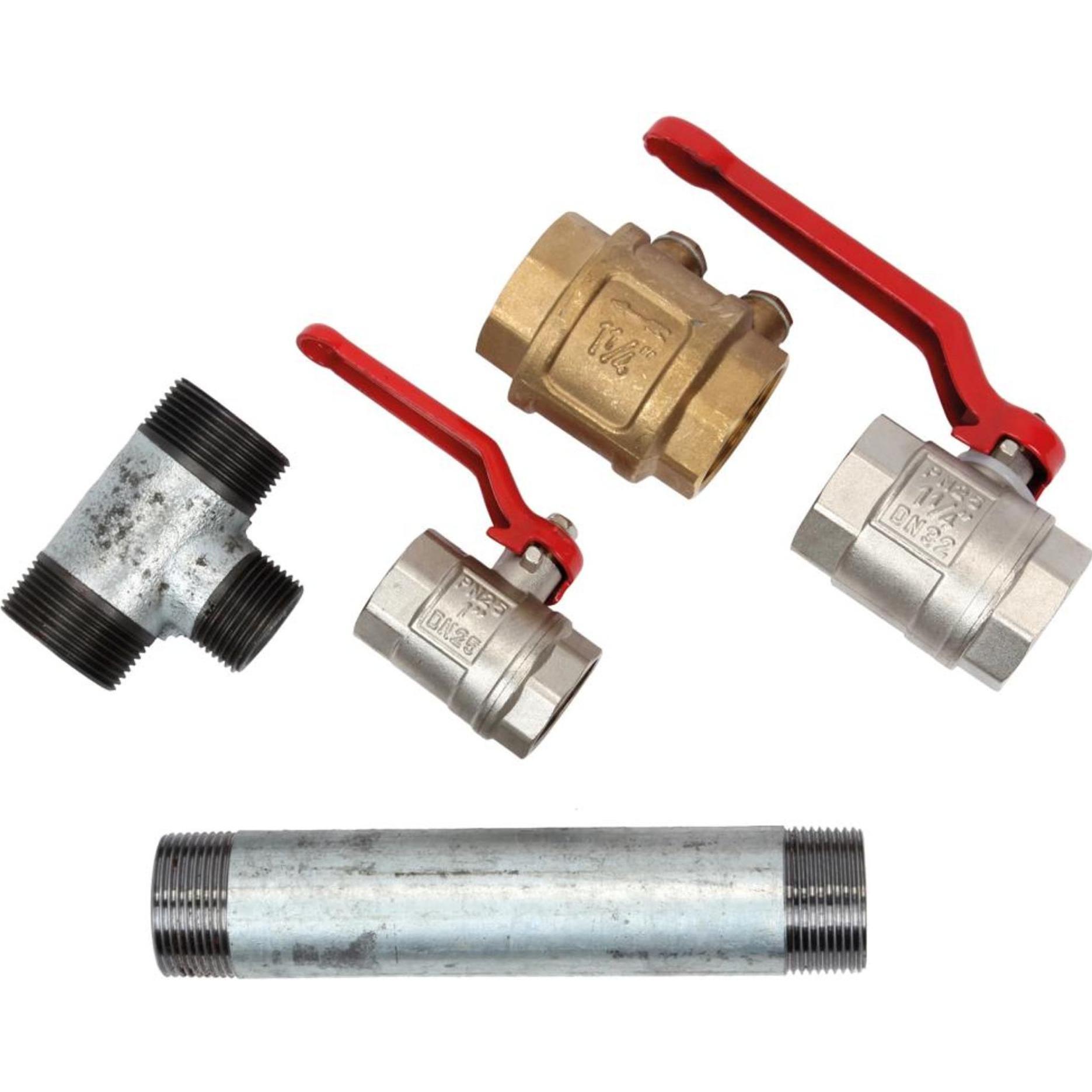 Meilleurs prix pour Floraworld Double corps de pompe 400 mm AG 1 1/4 pouce latéral 1 pouce, Équipement technique pour aquarium