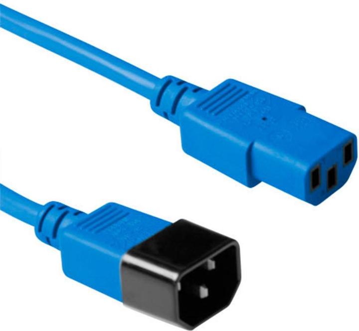 ACT Netsnoer C13 - C14 blauw 0,3 m (0.30 m)