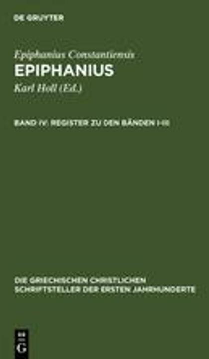 Produktbild Register zu den Bänden I-III (Deutsch, 2006)